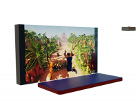 Интерактивная стена с батутом