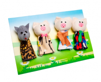 Театр "Три поросенка" пальчиковый