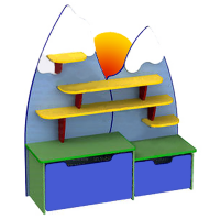 Стеллаж "Горы"